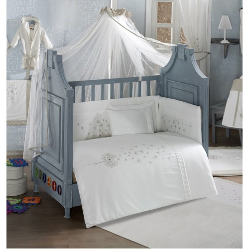 Комплект в кроватку Kidboo Blossom Satin Vanilla (7 предметов)